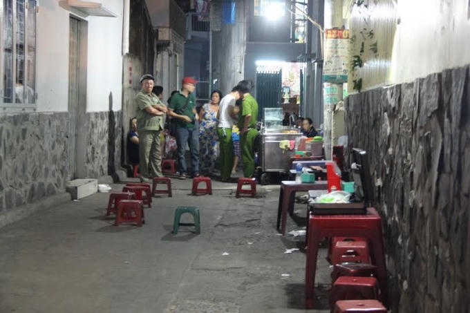 Quán hủ tiếu nơi xảy ra vụ việc.