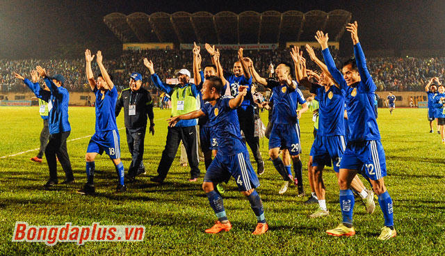 Quảng Nam đăng quang đầy kịch tính - Ảnh: Hoàng Hải