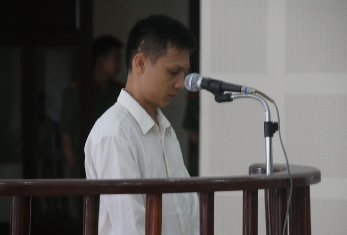 Phút ăn năn ân hận của bị cáo Luận trước tòa.