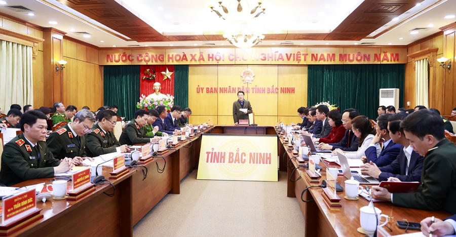 Quang cảnh buổi làm việc.