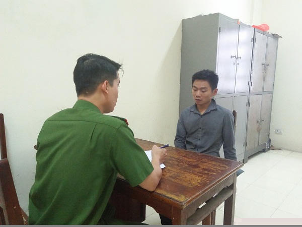 Các đối tượng bị bắt giữ.
