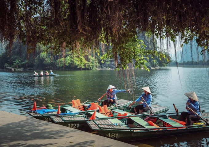 Bến nắng Tràng An - Ảnh: Phan Quang Vinh