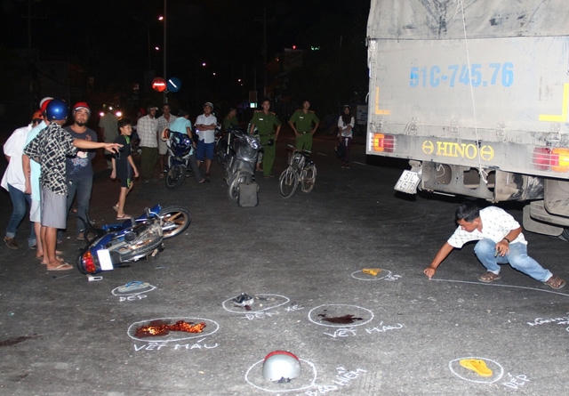 Hiện trường vụ tai nạn