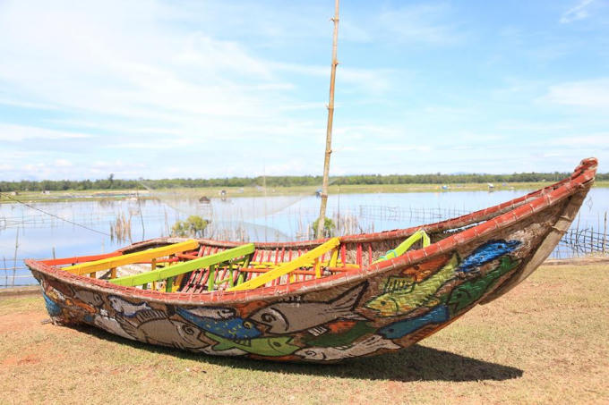 Con đường thuyền thúng thành điểm đến ưa thích của du khách tại Festival Di sản Quảng Nam 2017.