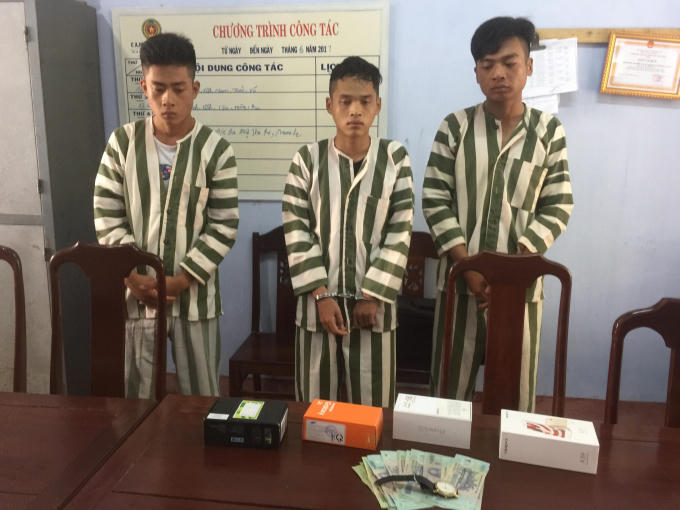 Các đối tượng nhanh chóng bị bắt giữ đối tượng sau hơn 6h gây án.