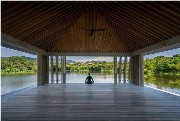 (Không gian thiền ở khu Resort Amanoi 6* - Ninh Thuận).