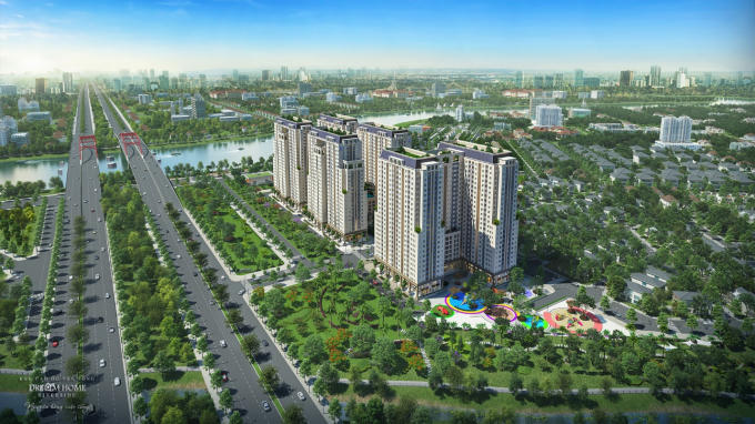Phối cảnh dự án.
