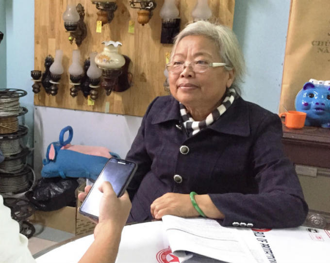 Bà Cúc khẳng định nội dung tố cáo của nữ luật sư là không đúng.