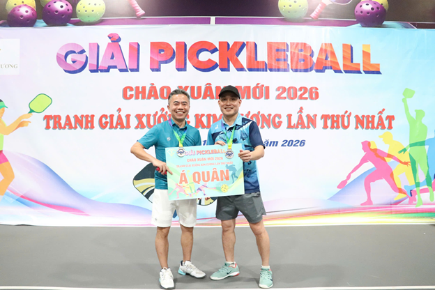 Hai VĐV Quốc Cường và Vinh Glory xuất sắc đạt giải Á quân tại giải đấu.