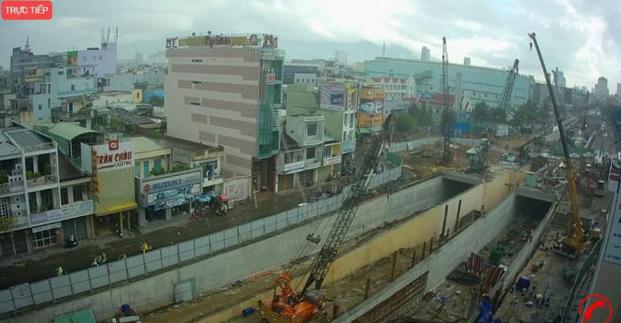 Thi công dự án nút giao thông Nguyễn Tri Phương - Điện Biên Phủ xin gia hạn đến 29/10.