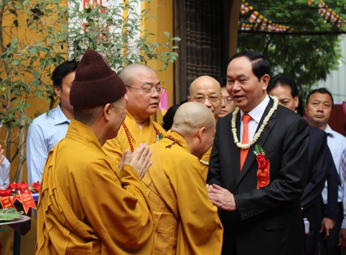 Chủ tịch nước gửi lời chúc mừng đến toàn thể Tăng ni, Phật tử trong Mùa Phật đản.