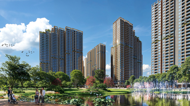 The Parkland nằm ở vị trí trong vùng dịch chuyển hạ tầng chiến lược về phía Đông Hà Nội.