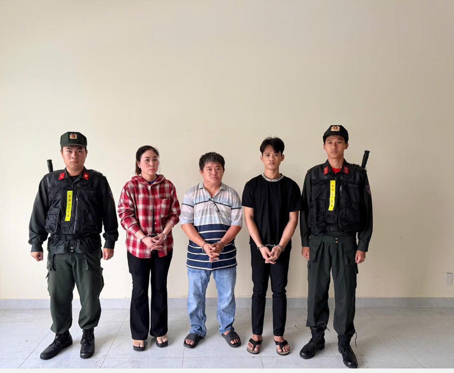 Tại công an, Toàn thừa nhận sử dụng chất cấm để sản xuất mì sợi trong khoảng 10 năm. Ảnh Đời sống pháp luật
