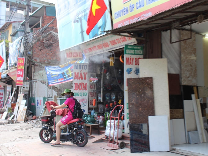 Hệ thống phun sương cũng phát huy tác dụng.