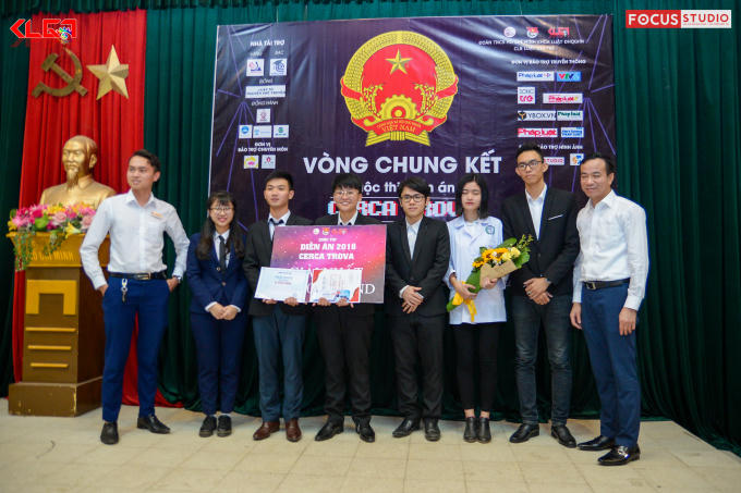Sinh viên đấu trí, đấu lý tại phiên tòa chung kết Diễn án Cerca Trova 2018
