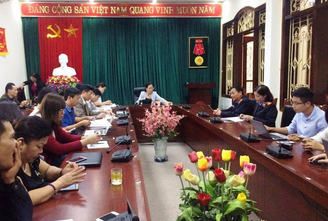 Buổi họp của Ban tuyên giáo Tỉnh ủy Sơn La chiều 19/11.