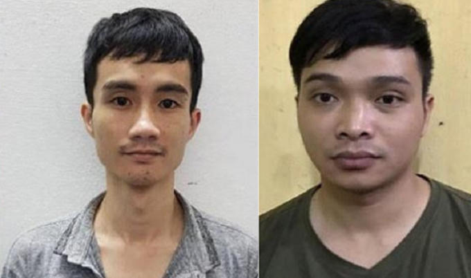 Hai đối tượng Thái và Lương bị bắt giữ.