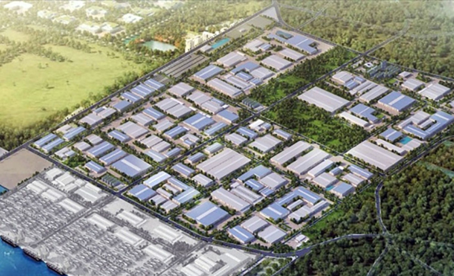 Một góc Khu công nghiệp Vinhomes Vũng Áng.