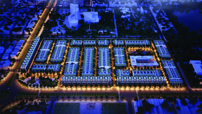 Dự án Kim Long City - Khu E giá trị từ 17 đến 19 triêu/m2.