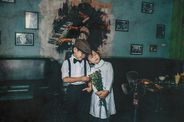 Mẫu nhí đáng yêu trong bộ ảnh hoài cổ