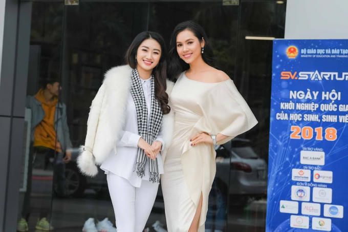 Sự xuất hiện của 2 nàng hậu trong chương trình.