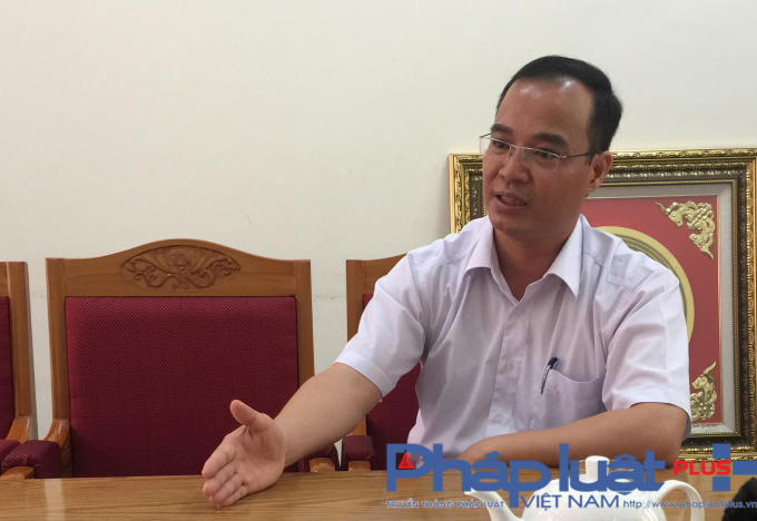 Ông Bùi Văn Thành – Trưởng phòng Tài nguyên và Môi trường TP Uông Bí (Quảng Ninh).