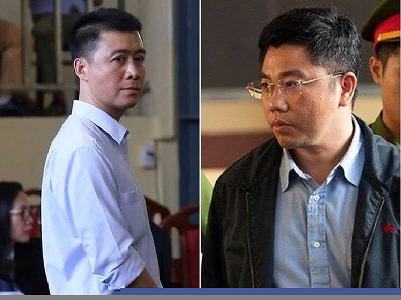 Trong vụ đánh bạc ngàn tỉ, TAND tỉnh Phú Thọ từng xử Phan Sào Nam (trái, cựu tổng giám đốc Công ty VTC Online) ba năm tù về tội rửa tiền; Nguyễn Văn Dương (cựu chủ tịch HĐQT Công ty CNC) năm năm tù về tội này. Ảnh: Đ.MINH
