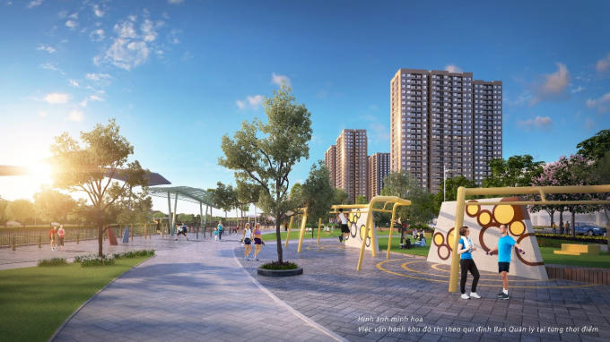 Công viên gym ngoài trời – Nơi cư dân VinCity Ocean Park được luyện rèn sức khỏe và nâng cao thể chất.