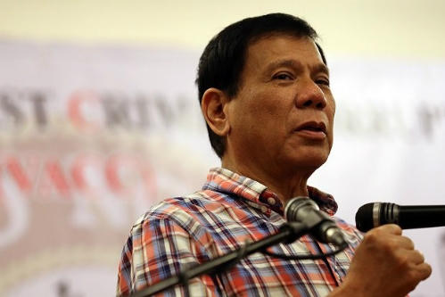 Tổng thống Philippines Rodrigo Duterte. (Ảnh: Inquirer)