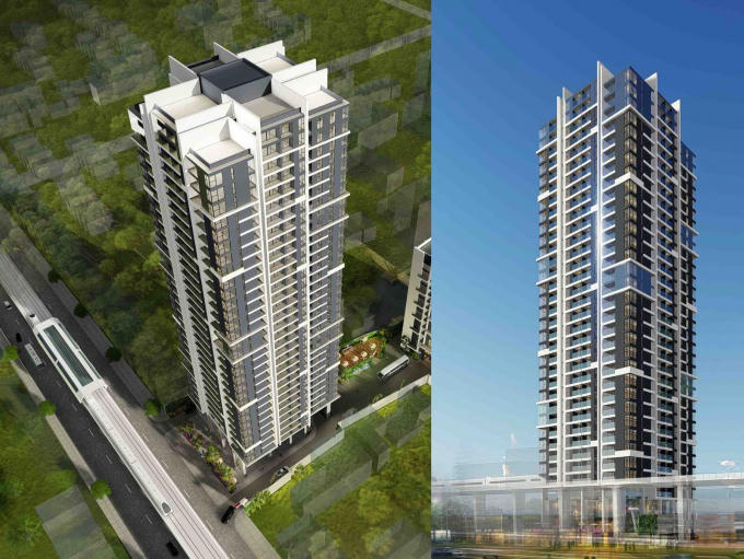 Phối cảnh chung cư Cầu Giấy Center Point.