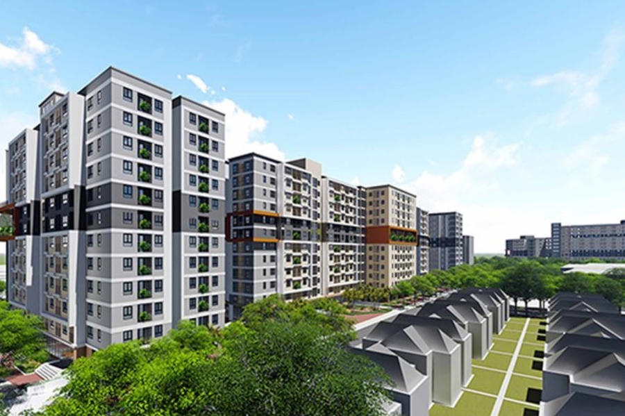 Nếu tính cả số dự án đang triển khai và đã chấp thuận chủ trương đầu tư, tổng quy mô hiện đạt 657.441 căn (tương đương 62% lộ trình đến năm 2025 của Đề án). Ảnh Internet