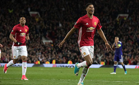 Người hùng Rashford tỏa sáng giúp M.U giành chiến thắng.