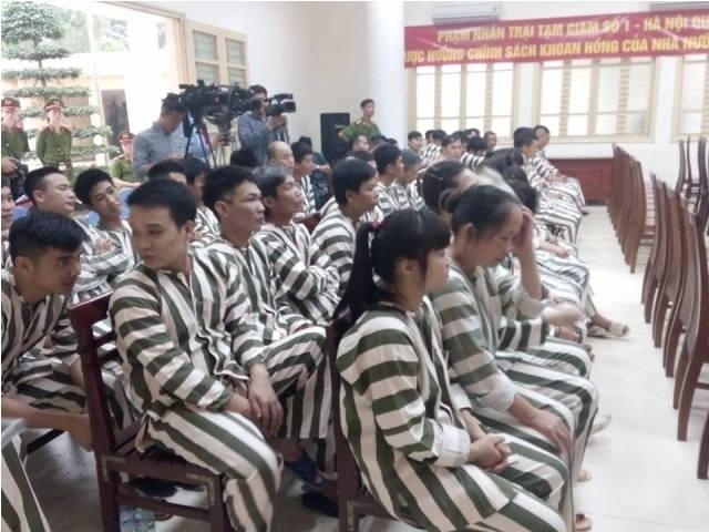 Niềm vui của những phạm nhân được trả tự do.