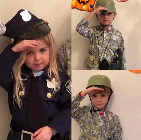 Ba người cháu nội của Tổng thống Mỹ Donald Trump, Chloe, Spencer và Tristan đã hoá trang thành cảnh sát và binh sĩ cho mùa lễ Halloween. Và dĩ nhiên, tinh thần yêu nước của ba nhóc tì này đã khiến cho ông bố Donald Trump Jr. hết sức tự hào.