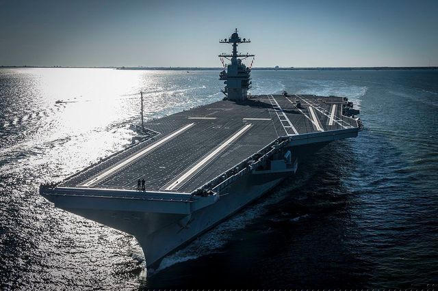 Tàu sân bay USS Gerald R. Ford (Ảnh: Hải quân Mỹ)