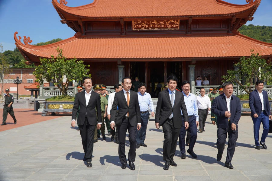 Chủ tịch nước Lương Cường trong dịp công tác tại đặc khu Phú Quốc.