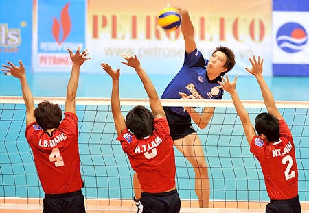 Sanest Khánh Hòa sẽ là ứng viên sáng giá tranh Cúp Hùng Vương năm nay ở nội dung nam. Ảnh:BCVN