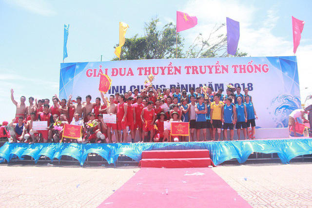 Niềm vui của các vận động viên sau khi giành giải