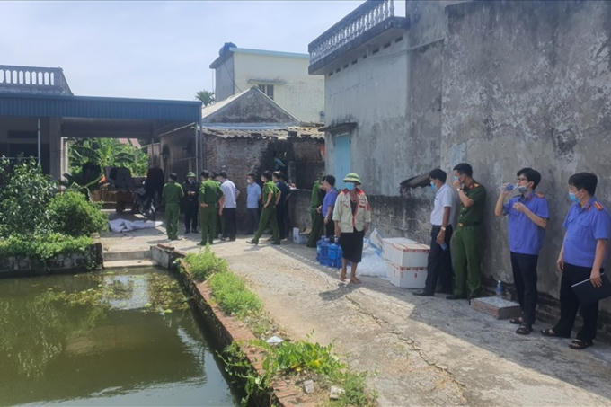 Hiện trường xảy ra vụ án mạng làm 3 người tử vong