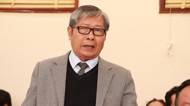 GS.TS Nguyễn Ngọc Phú - Phó Chủ tịch kiêm Tổng thư ký Hội Khoa học Tâm lý Giáo dục Việt Nam. (Ảnh: Đ.T)