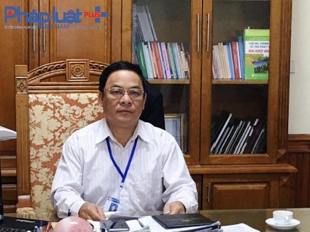 Ông Nguyễn Hồng Hiệp, PCT UBND huyện Tam Đảo xác nhận với phóng viên. (Ảnh: Đào Tấn)