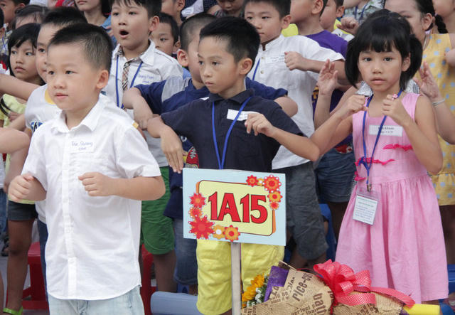 Học sinh vào lớp 1 của Hà Nội.