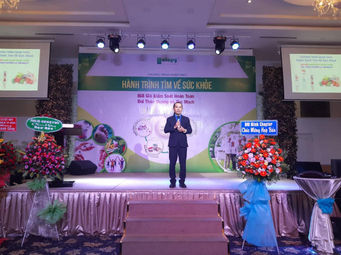 Ông Nguyễn Phúc, Chủ tịch HĐQT Công ty Cổ phần Đầu tư Phúc Nguyễn chia sẻ tại buổi tọa đàm.