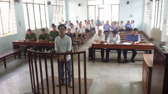 Bị cáo Đỗ Kim Tiểu Phi tại tòa.