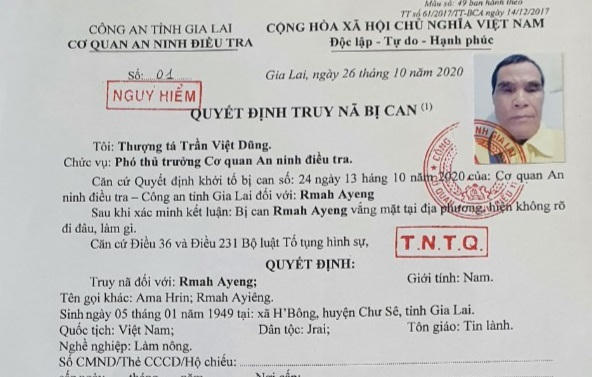 Gia Lai: Truy nã đối tượng tổ chức cho người khác trốn đi nước ngoài