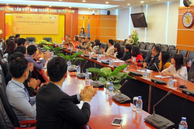 Lễ ký kết hợp tác phân phối dự án Tabudec Plaza.