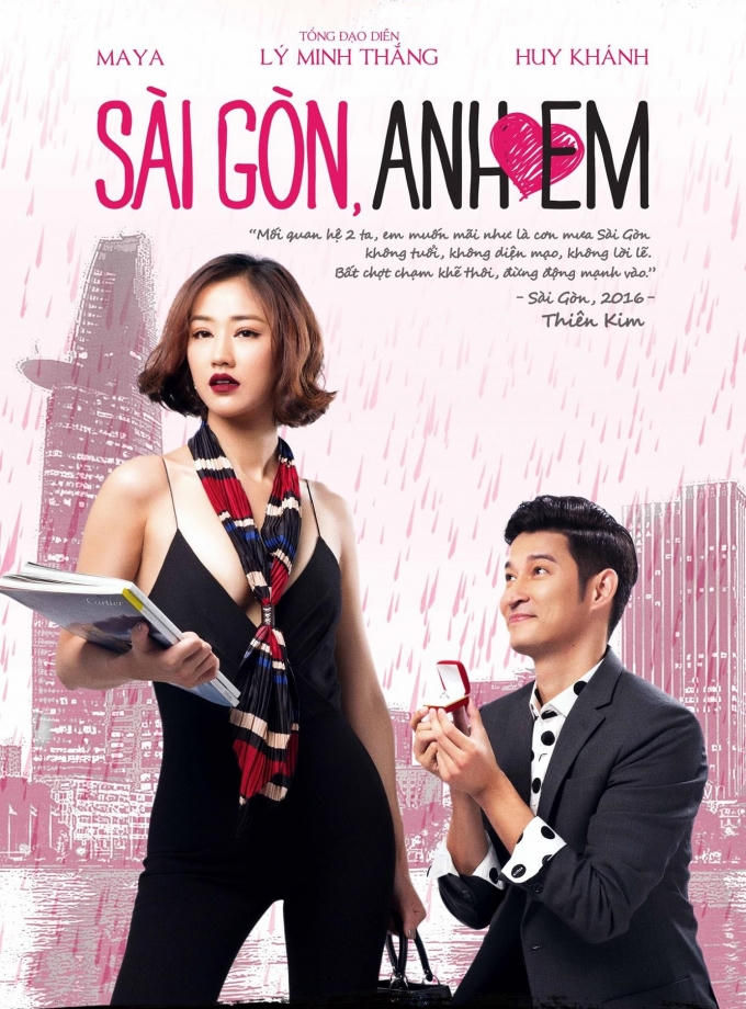 Huy Khánh và Maya.