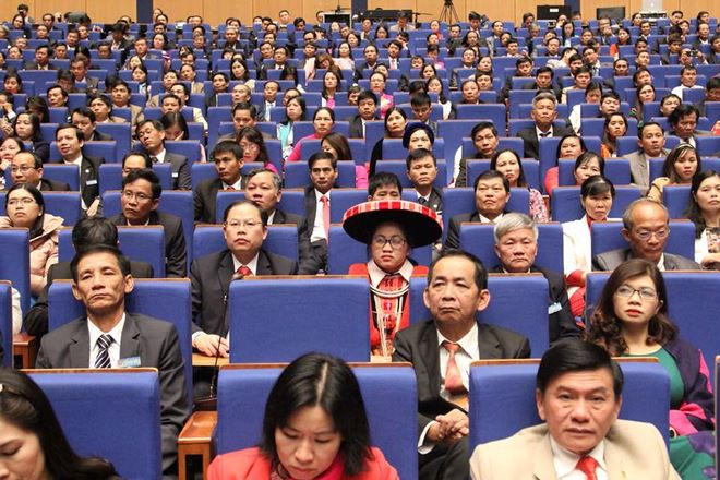 Đại biểu tham dự đại hội.