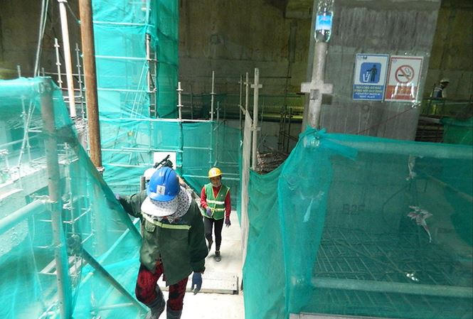 Công trình nhà ga nhà hát thành phố thuộc dự án tuyến Metro số 1