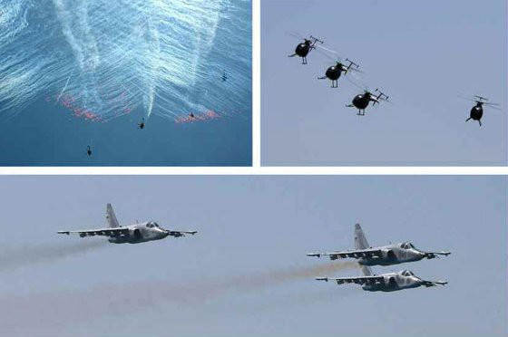 Các máy bay chiến đấu Triều Tiên so tài trong cuộc thi hồi tháng 6 (Ảnh: Rodong Sinmun)
